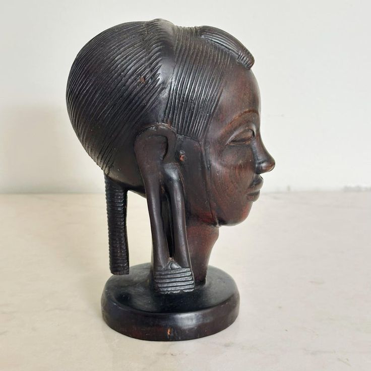 VINTAGE HAND CARVED AFRICAN