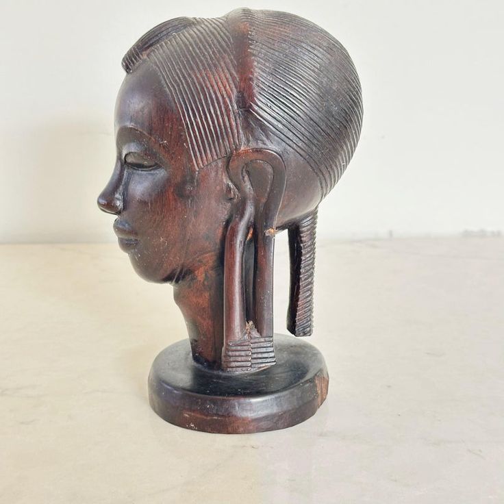 VINTAGE HAND CARVED AFRICAN
