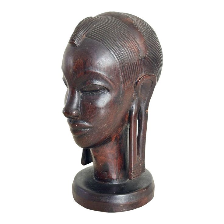 VINTAGE HAND CARVED AFRICAN
