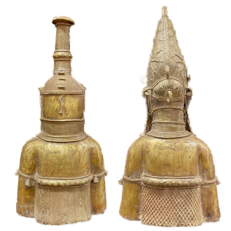 ROYAL BRONZE COUPLE From BENIN